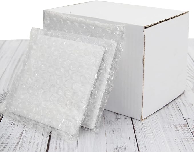 48 Pack Sublimation Blanks Coasters Bulk, 4 Inch Glossy White Glazed Ceramic Tiles Bulk with Cork Backing Pads, Heat Transfer Cup Mat for DIY Crafts Home Kitchen Decor (Square 48PCS)