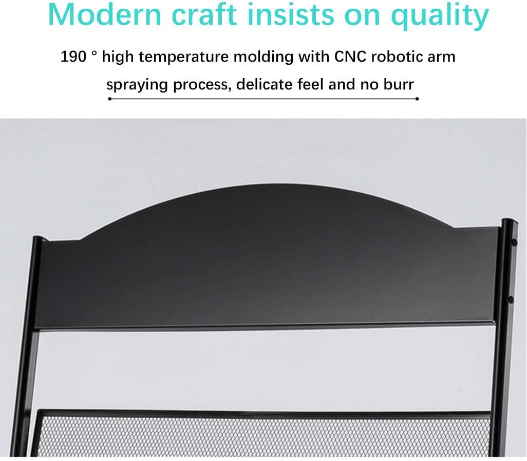 GENMO Iron Simple Floor-Standing Magazine Display Rack - Black