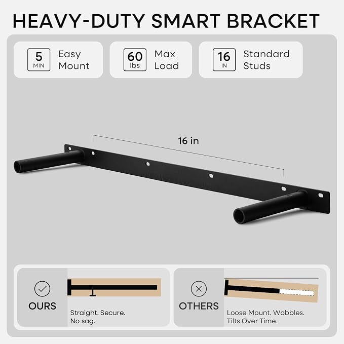 Homeforia Walnut 36 inch Floating Shelf, High End Solid Real Wood 36inch Large Shelves for Bathroom Wall, Dark Brown 36 inches Long Floating Shelves, Heavy Duty Bracket, 36 X 6.5 X 1.75 inch, Set of 2