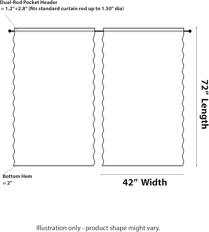 Kotile Ivory Lace Curtains 72 Inches Long 2 Panels, Country Rustic Floral Design Sheer Lace Curtains for Living Room, Rod Pocket Privacy Window Lace Curtain Panels, 42 x 72 Inch Each, Ivory