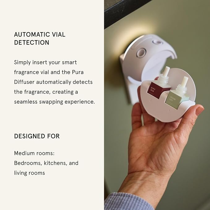 Pura Smart Home Scent Refill - Long-Lasting Premium Fragrance per Refill - Clean Diffuser Fragrance for Home, Office & Apartment - 2 Pack, Cozy Cashmere