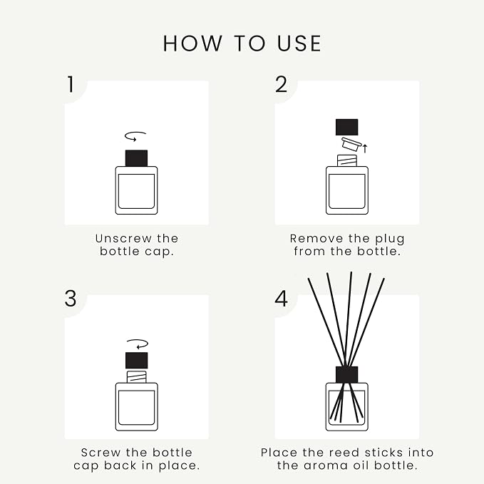 The Magic Scent Mahogany & Teakwood Reed Diffuser for Home - Luxury Scent Diffuser with Premium Fiber Reeds for Lasting Gentle Dispersal - Natural, Toxin-Free Aroma Inspired by Ambercrombie & Fitch