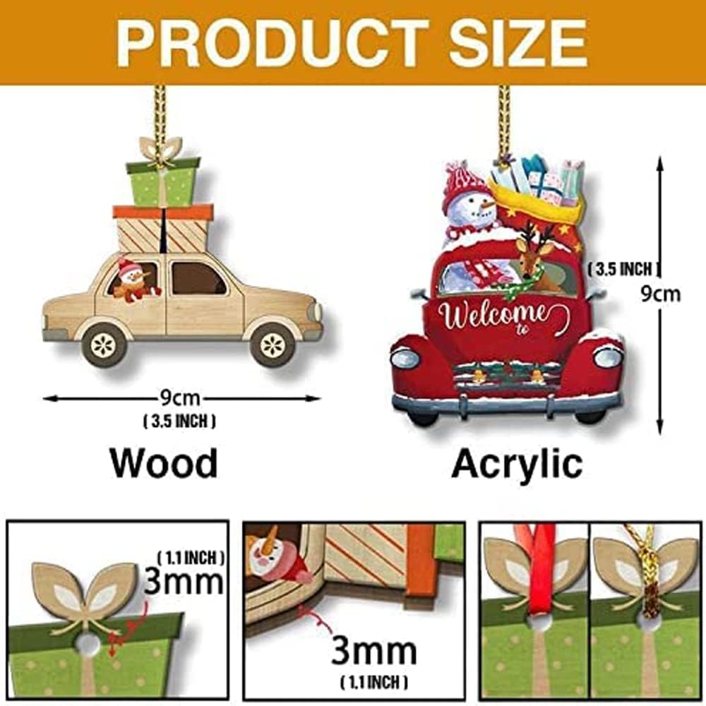 Vizsla Dog Christmas Ornament, Vizsla in Snow Pocket Christmas Tree Ornament, Dog Lovers Gift Idea Xmas Decor, Christmas Decorations for Tree, Christmas Ornament Gift for Dog Lovers