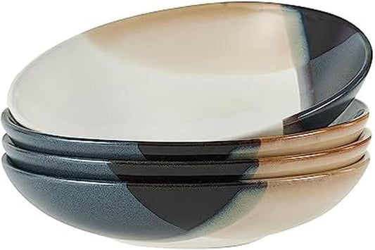 Gourmet Basics by Mikasa Caden Set of 4 Pasta Bowls, 8 Inch