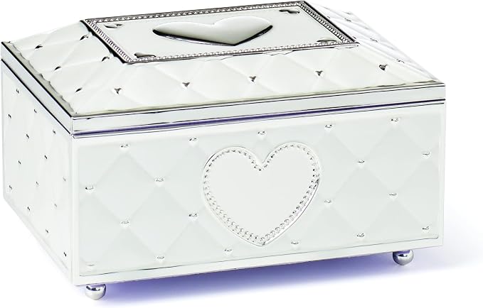 Lenox Childhood Memories Music Unicorn Jewelry Box, 2.35, Metallic
