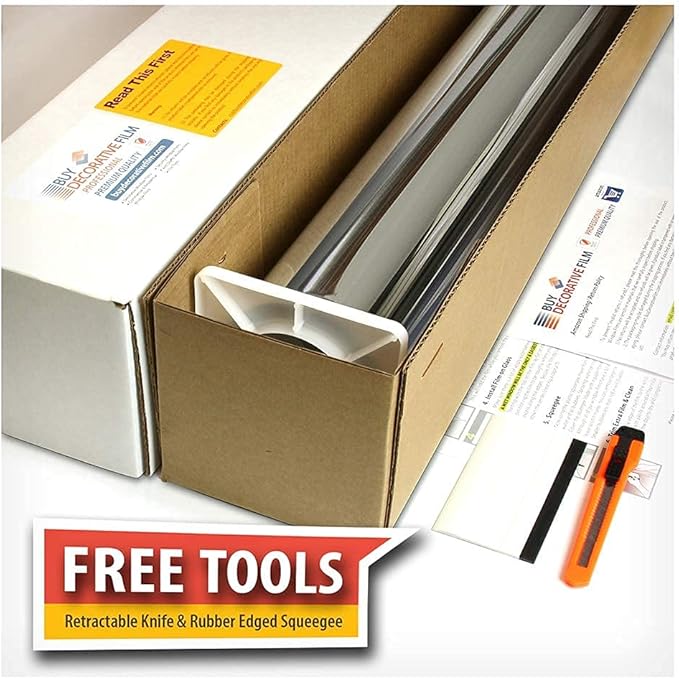 BDF S35 Window Film High Heat Rejection Reflective Silver 35 (Medium) - 48in X 100ft