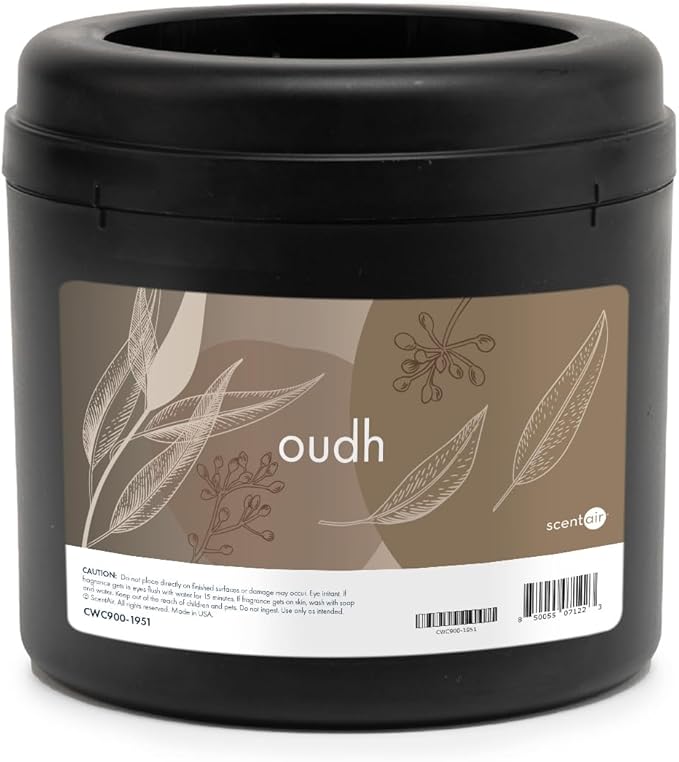 ScentAir Whisper Essential Monthly Plug-in Refill, Oudh | Fragrance Diffuser Cartridge Refill for Home and Office