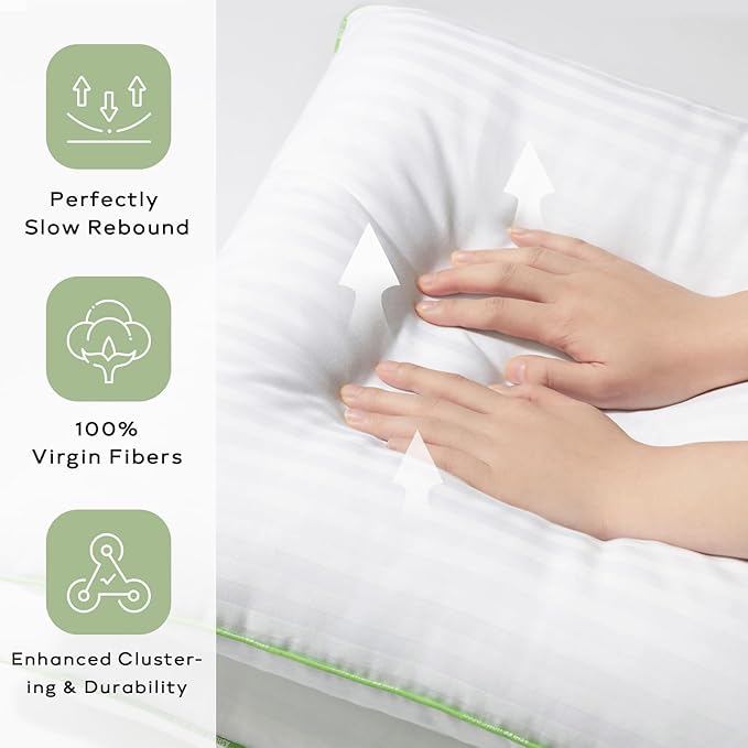 Ashler Home Deco Synthetic Down Pillow Inserts, 26x26 Down Alternative Throw Pillows Insert Sleeping Pillows with 100% Cotton Cover Decorative Pillow Stuffer for Sofa, Couch Bed(Set of 4, White)