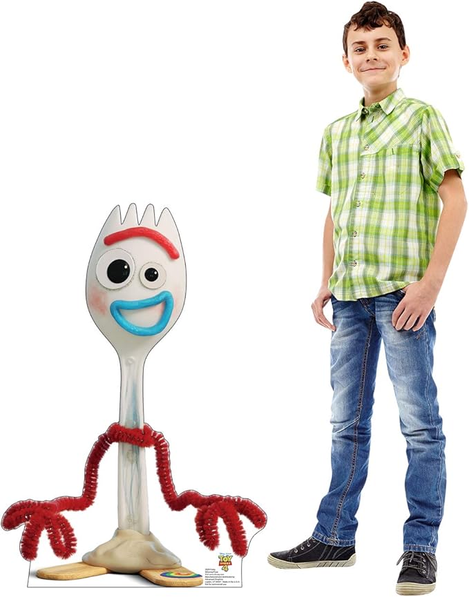 Cardboard People Forky Life Size Cardboard Cutout Standup - Disney Pixar Toy Story 4 (2019 Film)