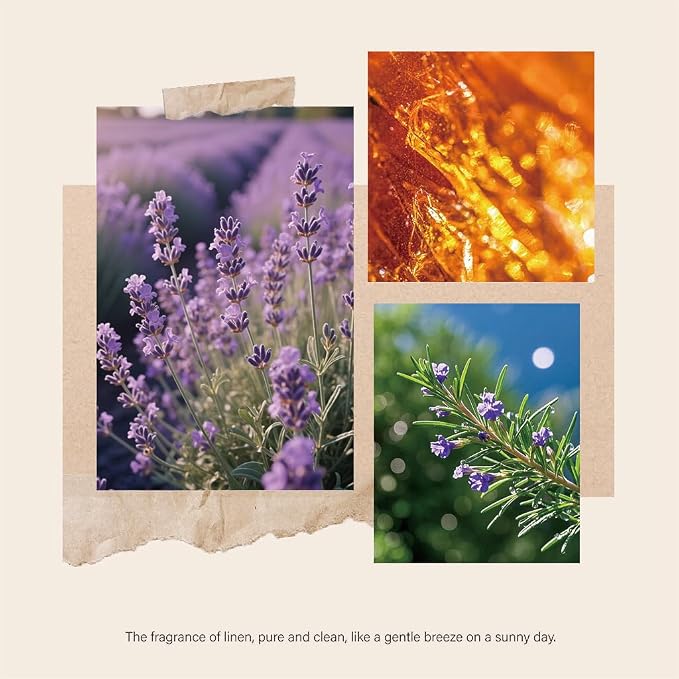 Lavender Reed Diffuser Set – Soft Scent for a Cozy Home, Water-Based, Long-Lasting, Elegant Gift for Bedroom, Bathroom, or Living Room