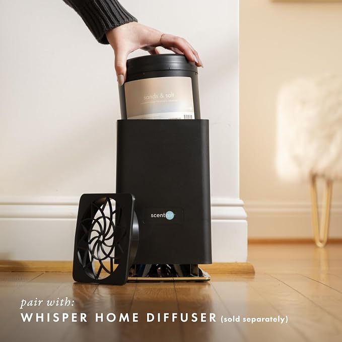 ScentAir Whisper Essential Monthly Plug-in Refill, Sands & Salt | Fragrance Diffuser Cartridge Refill for Home and Office