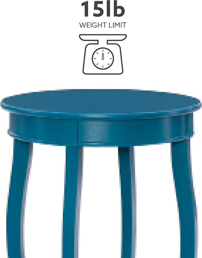 Powell Furniture Powell Teal Round Shelf Table