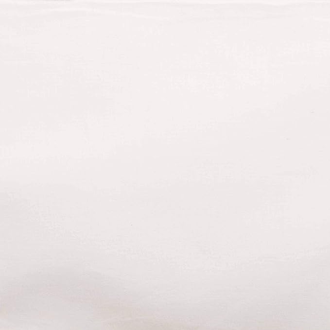 VHC Brands Simple Life Flax Solid Color Cotton Linen Blend Farmhouse Kitchen Curtains Rod Pocket Hanging Loops 16x60 Valance, Antique White Light Creme