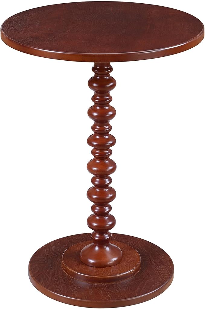 Convenience Concepts Palm Beach Spindle Table, Mahogany (131355MG)