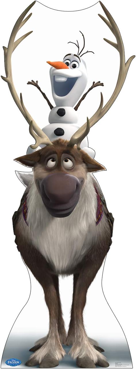 Cardboard People Sven & Olaf Life Size Cardboard Cutout Standup - Disney's Frozen (2013 Film)