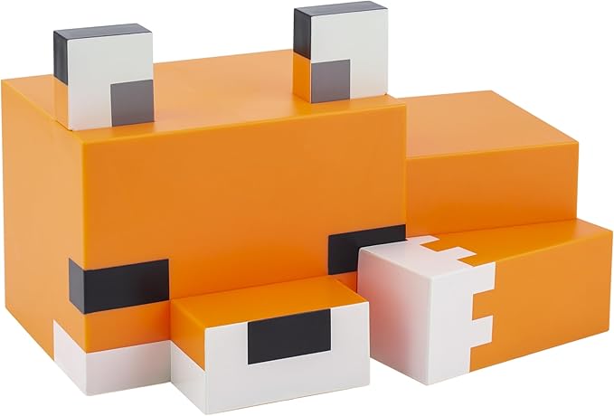 Paladone Minecraft Fox Night Light - Officially Licensed Cute Lamp, Gifts for Boys & Girls, Gaming Room Accessories & Décor for Kids Bedroom