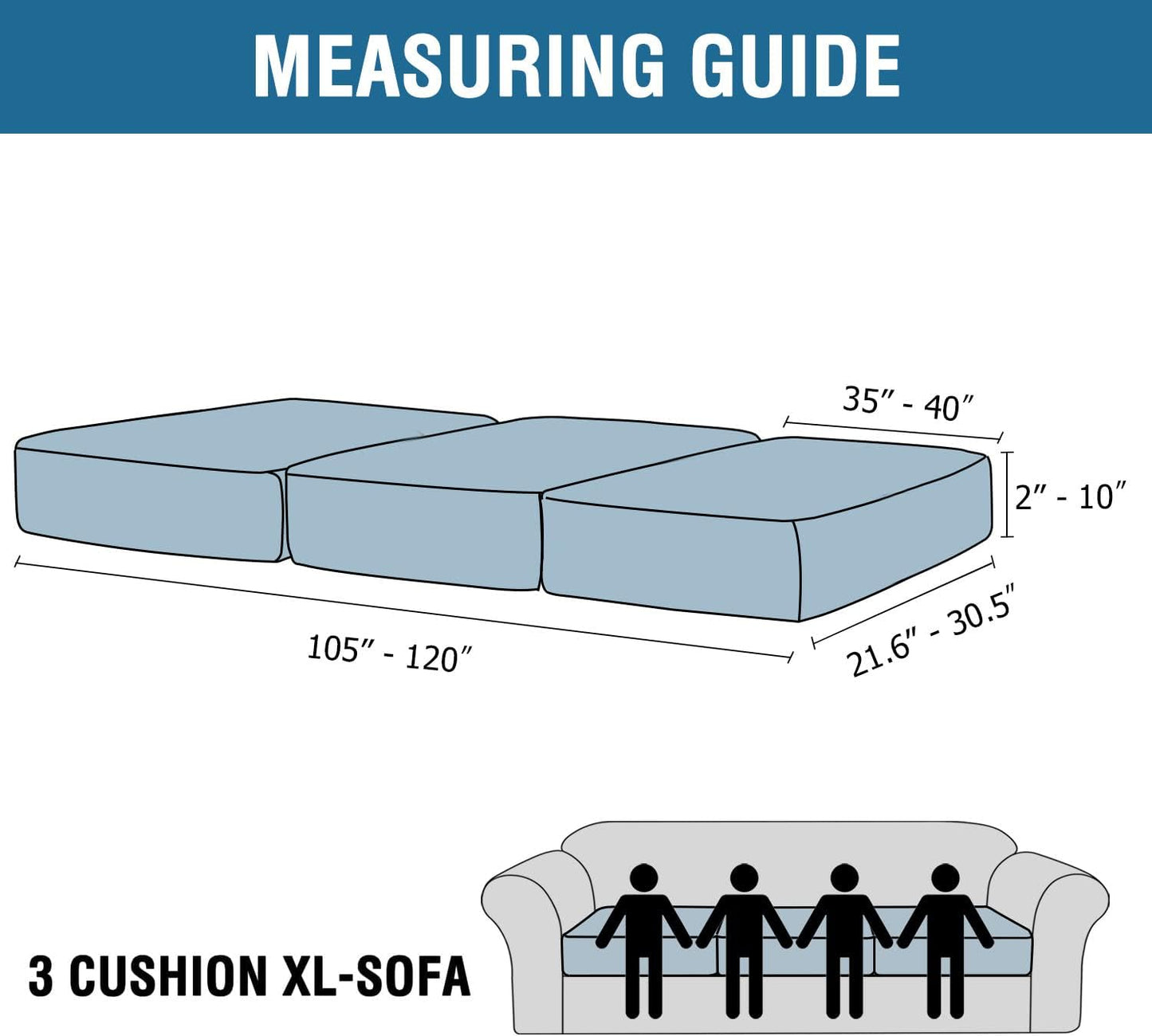 H.VERSAILTEX Velvet Stretch Couch Cushion Cover Plush Cushion Slipcover for Chair Loveseat Sofa Cushion Furniture Protector Seat Cushion Sofa Cover (3 Piece XL Sofa Cushion Covers, Camel)