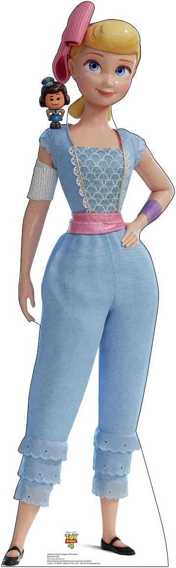 Cardboard People Bo Peep & Officer Giggle McDimples Life Size Cardboard Cutout Standup - Disney Pixar Toy Story 4 (2019 Film)