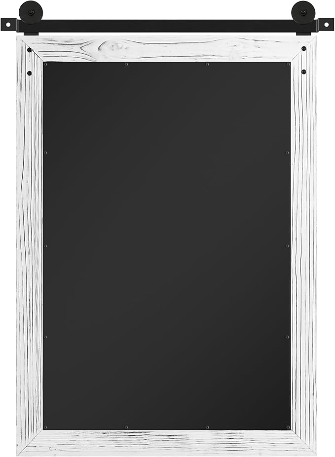 COGOOD Bathroom Mirrors for Over Sink - 38 x 25 Farmhouse Bathroom Mirror for Living Room, Entryway, Vanity Wall Decor White