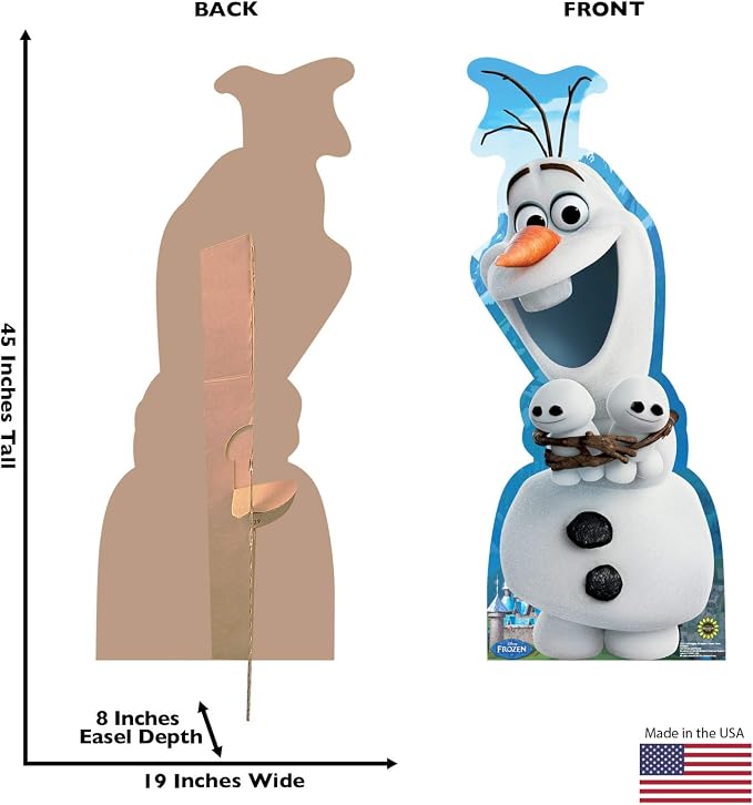 Cardboard People Olaf Hugging Snowgies Life Size Cardboard Cutout Standup - Disney's Frozen Fever (2015 Short Film)