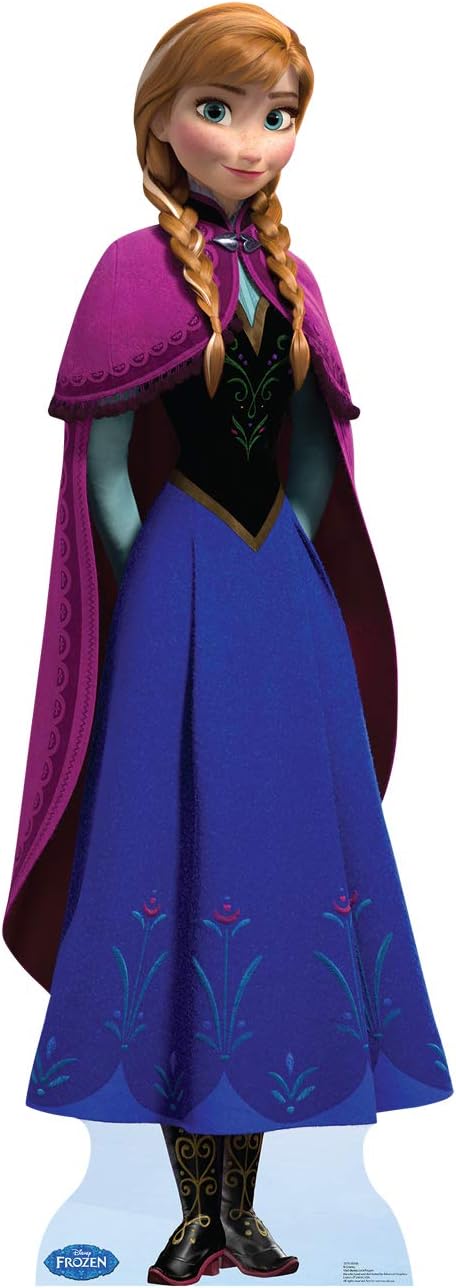 Cardboard People Anna Life Size Cardboard Cutout Standup - Disney's Frozen (2013 Film)