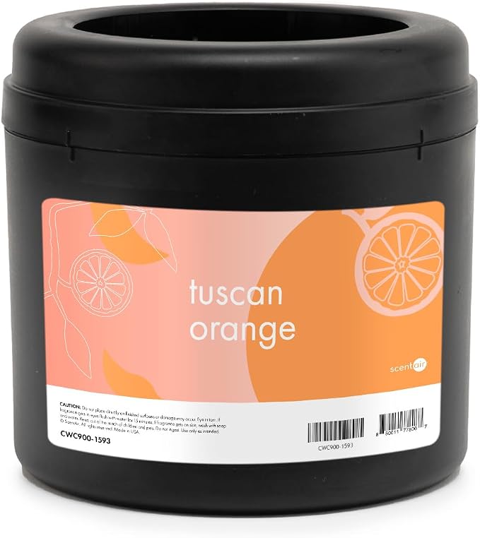 ScentAir Whisper Essential Monthly Plug-in Refill, Tuscan Orange | Fragrance Diffuser Cartridge Refill for Home and Office