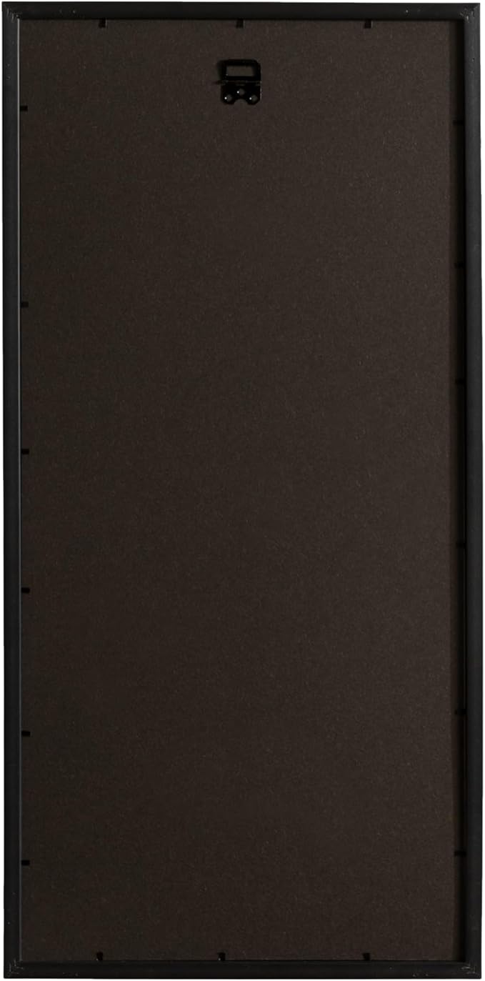 Kate and Laurel Adlynn Rectangular Panel Picture Frame Set of 2, 14 x 30 matted to 8 x 10, Gold, Modern Two-Piece Photo Frame Set for Gallery Wall Decor in Living Room Wall Display