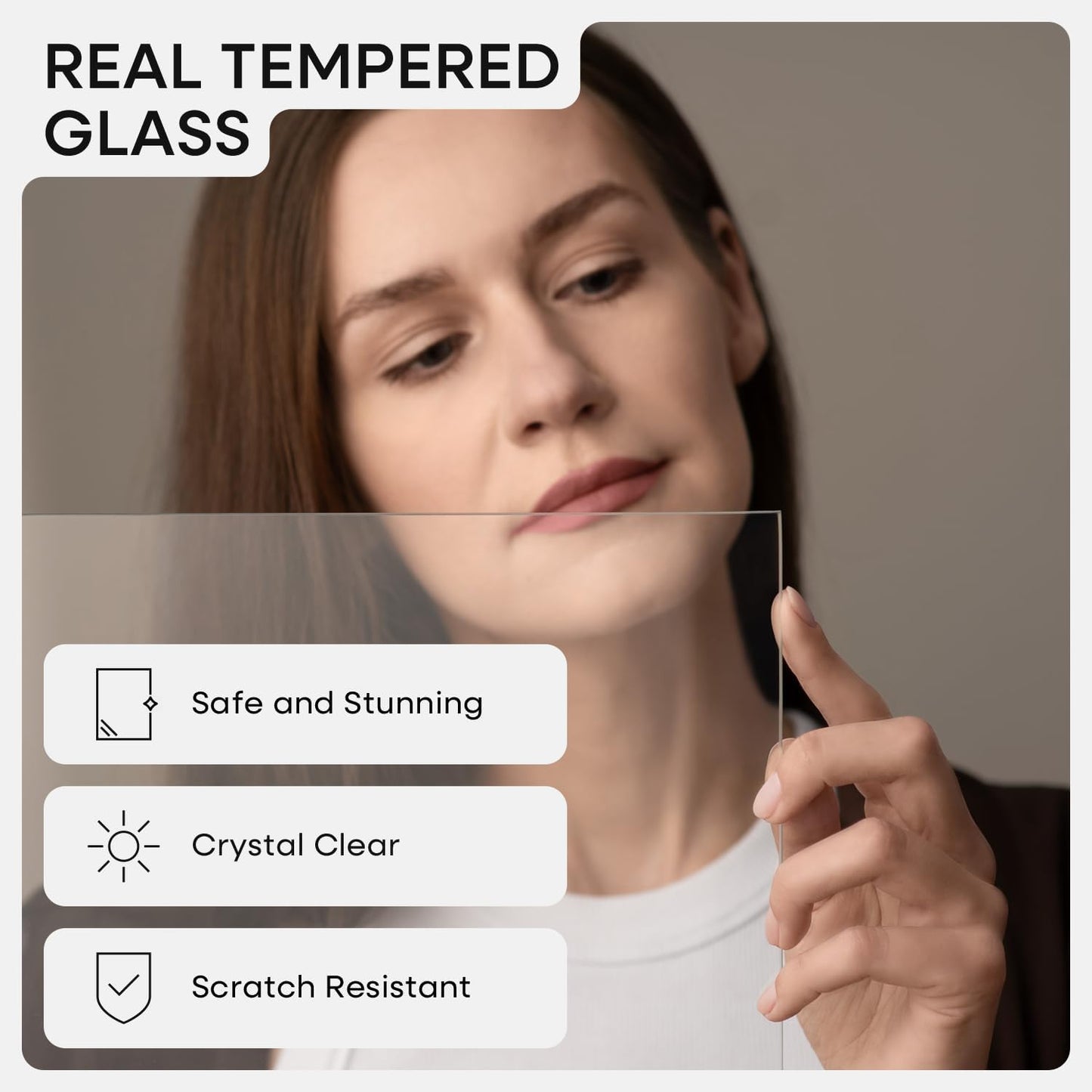 Homeforia 12x8 Picture Frame Brown, High End Dark Oak 8x12 Walnut Wooden Frames with Mat 6x8 Photo, 8 x 12 Wood Frame Matted to 6 by 8 Print, Wall or Tabletop Frame, Tempered Glass, Wall Kit, Set of 1