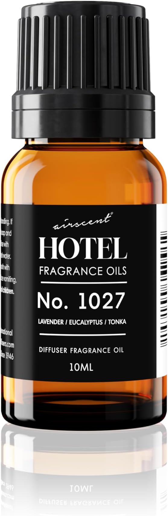AirScent Hotel Diffuser Oil No. 1027 - Zen Hotel Scent Inspired - 10 mL | Lavender Eucalyptus Tonka - Fragrance Oil for Ultrasonic and Waterless Diffusers and Crafting - 0.34 fl oz Bottle