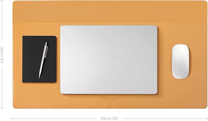 Native Union Desk Mat – Water-Resistant Dual-Sided Desk Pad for Office or Home – for Laptop, Mouse, Keyboard, Writing – Easy to Clean & Protective – Made of Sustainable Materials – 25.6" x 14.1"