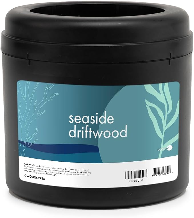 ScentAir Whisper Essential Monthly Plug-in Refill, Seaside Driftwood | Fragrance Diffuser Cartridge Refill for Home and Office