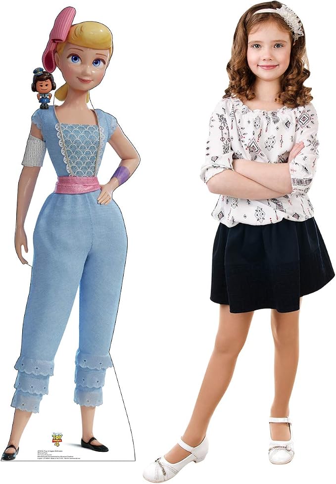 Cardboard People Bo Peep & Officer Giggle McDimples Life Size Cardboard Cutout Standup - Disney Pixar Toy Story 4 (2019 Film)