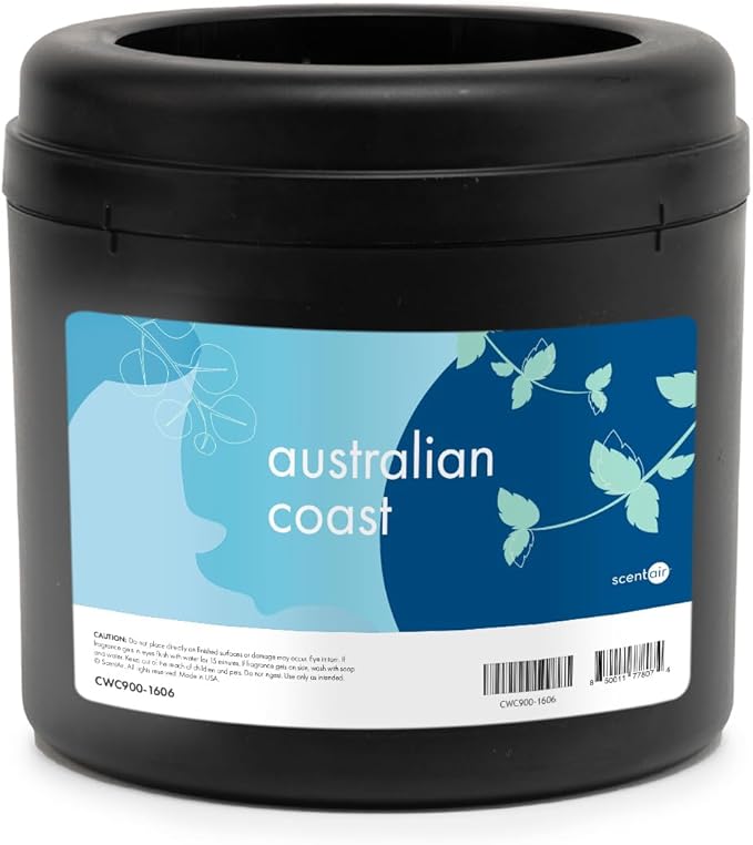 ScentAir Whisper Essential Monthly Plug-in Refill, Australian Coast | Fragrance Diffuser Cartridge Refill for Home and Office