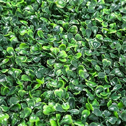 Sunnyglade 24 Pieces 20"x 20" Artificial Boxwood Panels Topiary Hedge Plant, Privacy Hedge Screen Sun Protected Suitable for Outdoor, Indoor, Garden, Fence, Backyard and Decor (20in x 20in x 24)