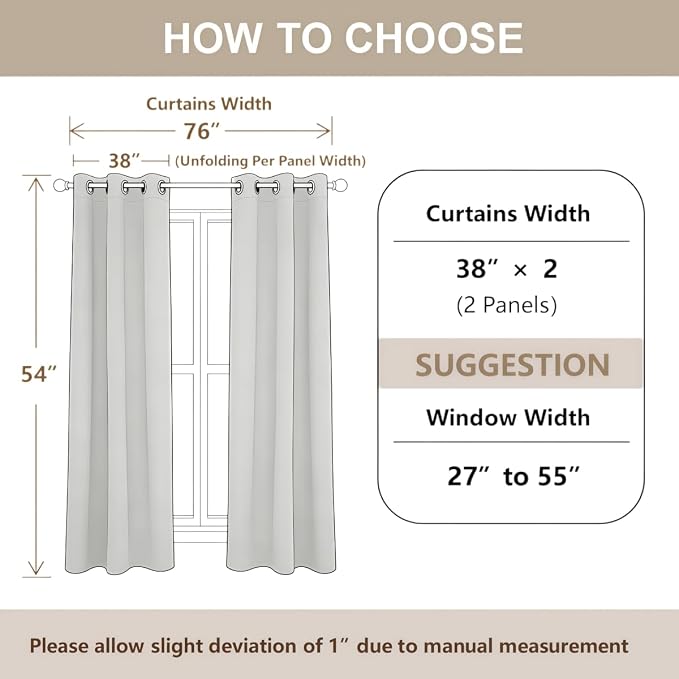 Brown Cowhide Window Curtains Western Black White Cow Print Blackout Curtains For Bedroom Living Room Bull Cattle Animal Fur Curtain Drapes Rustic Farmhouse Cowboy Window Treatments 2 Panels 38"Wx54"L
