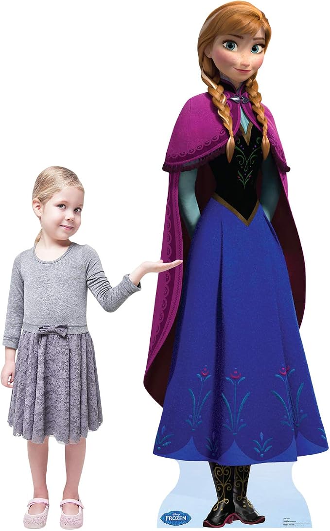Cardboard People Anna Life Size Cardboard Cutout Standup - Disney's Frozen (2013 Film)