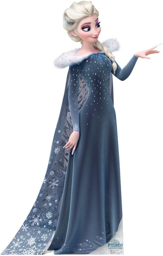 Cardboard People Elsa Life Size Cardboard Cutout Standup - Olaf's Frozen Adventure (2017 Short Film)