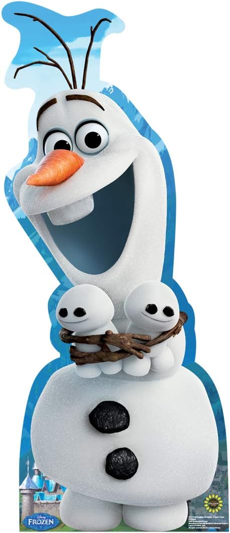 Cardboard People Olaf Hugging Snowgies Life Size Cardboard Cutout Standup - Disney's Frozen Fever (2015 Short Film)