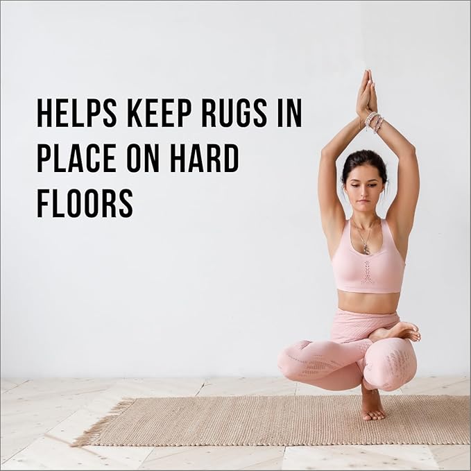 Grip-It Solid Grip Non-Slip Rug Pad for Area Rugs and Runner Rugs, Cushioned Rug Pad for Hardwood Floors 4' x 6'
