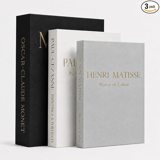 Decorative Books for Home Decor,Set of 3 Aesthetic Faux Books with Storage Box,Linen Fake Books for Coffee Table,Bookshelf & Mantle Decor,Modern Decorative Book Set(Dark blue)