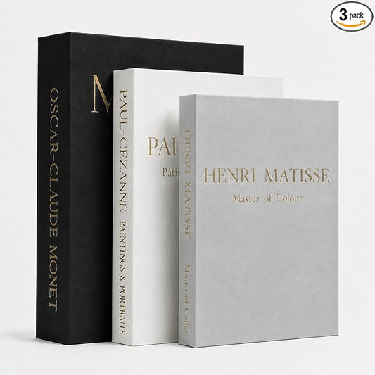 Decorative Books for Home Decor,Set of 3 Aesthetic Faux Books with Storage Box,Linen Fake Books for Coffee Table,Bookshelf & Mantle Decor,Modern Decorative Book Set(Dark blue)