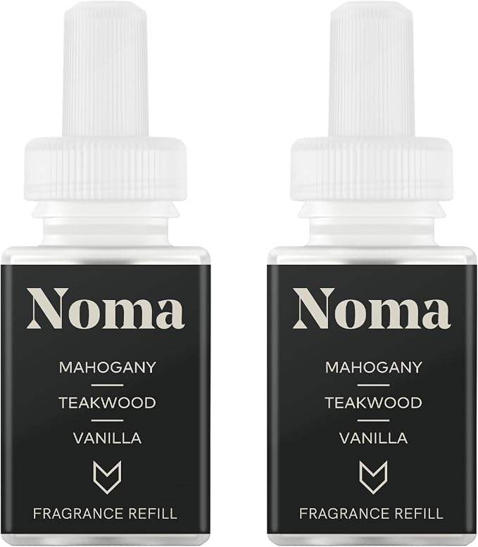 Pura & GUY FOX Home Scent Refill - Smart Home Air Diffuser - Long-Lasting Luxury Fragrance per Refill - Household & Apartment Essential - Clean Diffuser Fragrance - 2 Pack, Noma