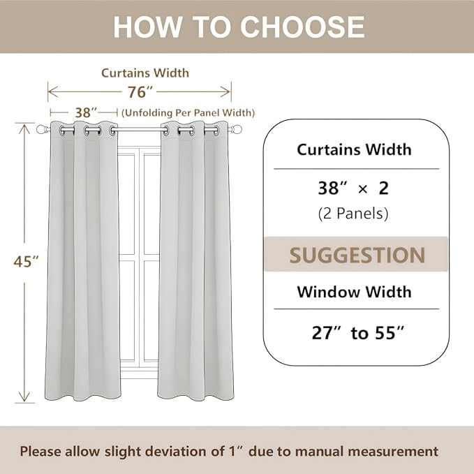 Brown Cowhide Window Curtains Western Black White Cow Print Blackout Curtains For Bedroom Living Room Bull Cattle Animal Fur Curtain Drapes Rustic Farmhouse Cowboy Window Treatments 2 Panels 38"Wx45"L