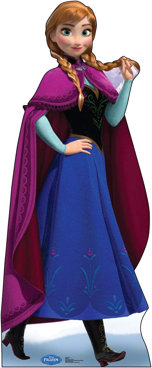 Cardboard People Anna Life Size Cardboard Cutout Standup - Disney's Frozen (2013 Film)
