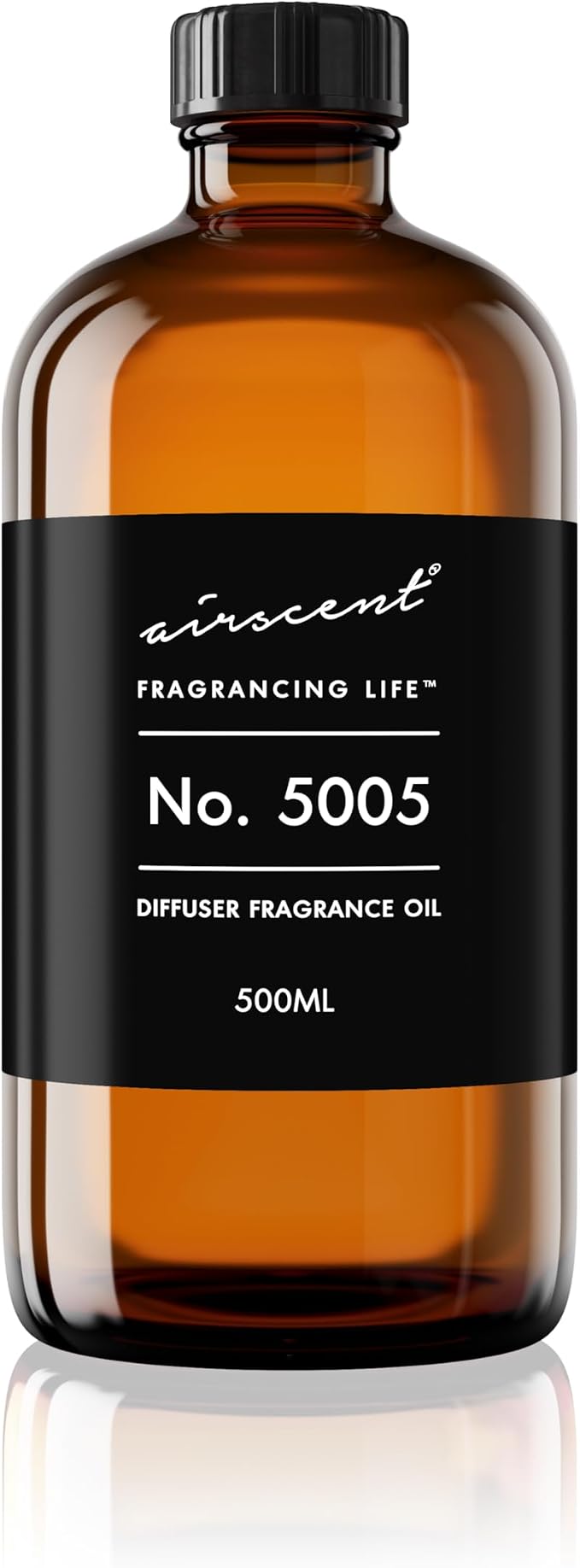 AirScent Diffuser Oil Inspired by TF's Oud Wood - No. 5005-500 ml | Perfume Dupe Fragrance Oil Blend for Ultrasonic and Waterless Diffusers and Crafting - 16.9 fl oz Glass Bottle