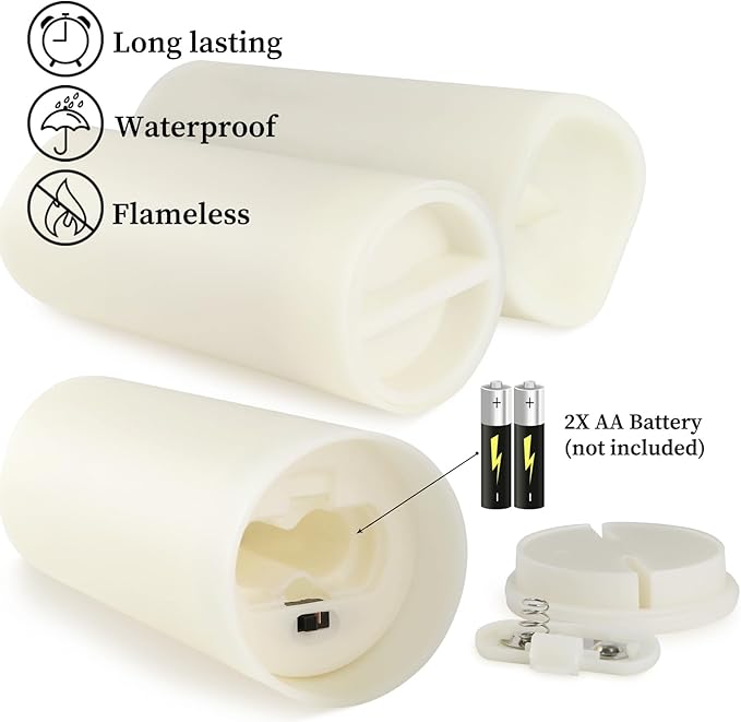 60-Pack LED Flameless Candles with Remote Control - Perfect for Home, Parties, and Special Occasions - Create a Magical Ambiance Effortlessly(Three Sizes)
