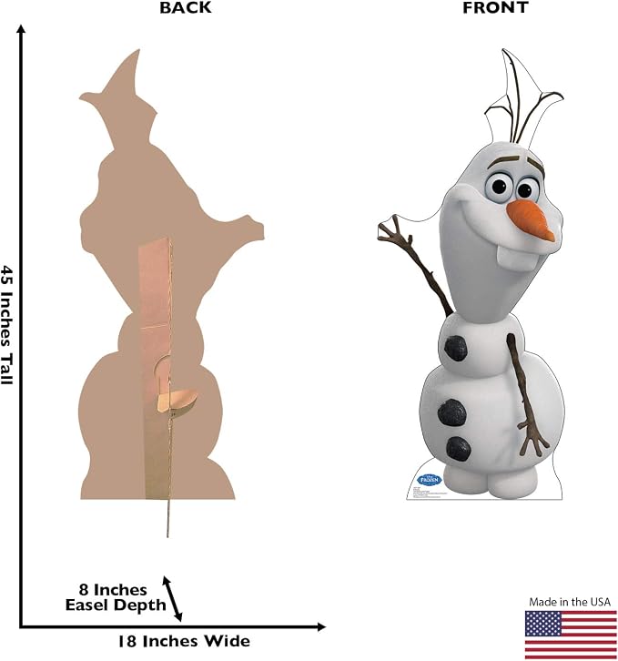 Cardboard People Olaf Life Size Cardboard Cutout Standup - Disney's Frozen (2013 Film)