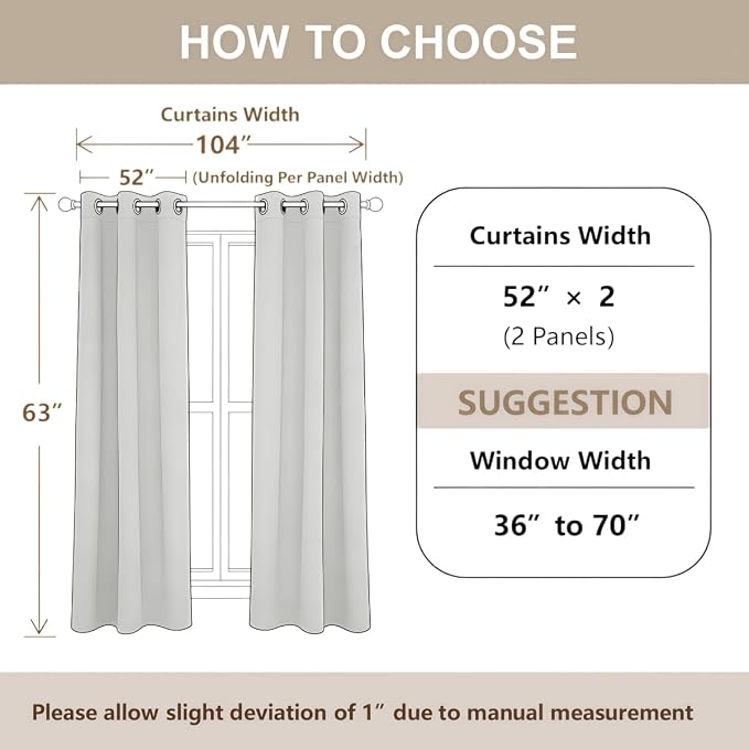 Brown Cowhide Window Curtains Western Black White Cow Print Blackout Curtains For Bedroom Living Room Bull Cattle Animal Fur Curtain Drapes Rustic Farmhouse Cowboy Window Treatments 2 Panels 52"Wx63"L