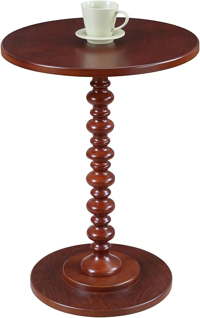 Convenience Concepts Palm Beach Spindle Table, Mahogany (131355MG)