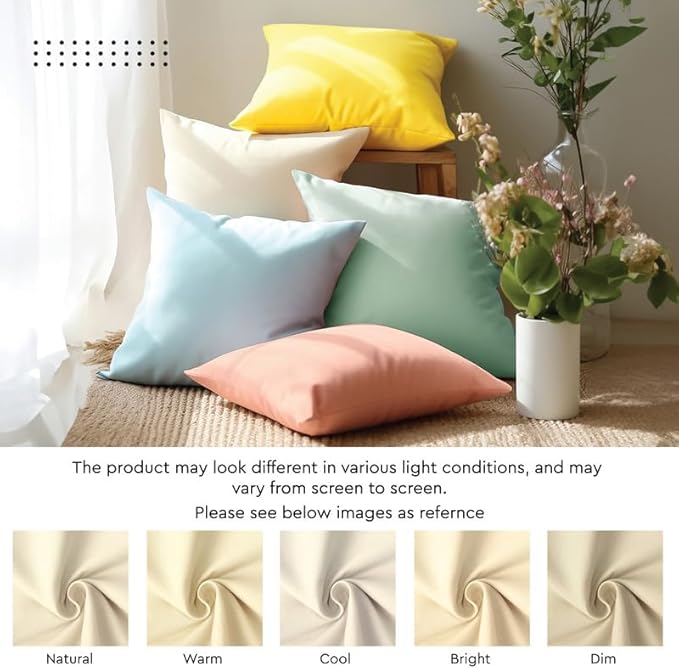 Encasa XO Throw Pillow Covers 24x24 in Set of 2 Charcoal Grey | No Inserts | Cotton Pillow Covers for Living Room, Bed, Sofa, Couch | Decorative Cushion Covers with Improved Zipper